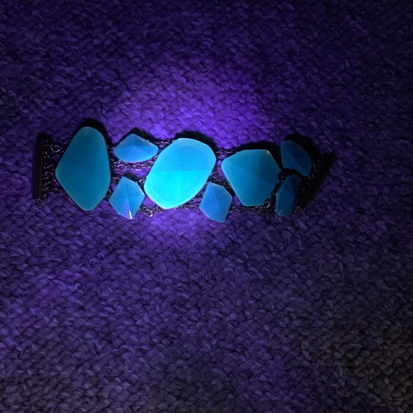 Banana Republic very chunky statement bracelet. Faux smokey topaz. - Picture 1 of 9